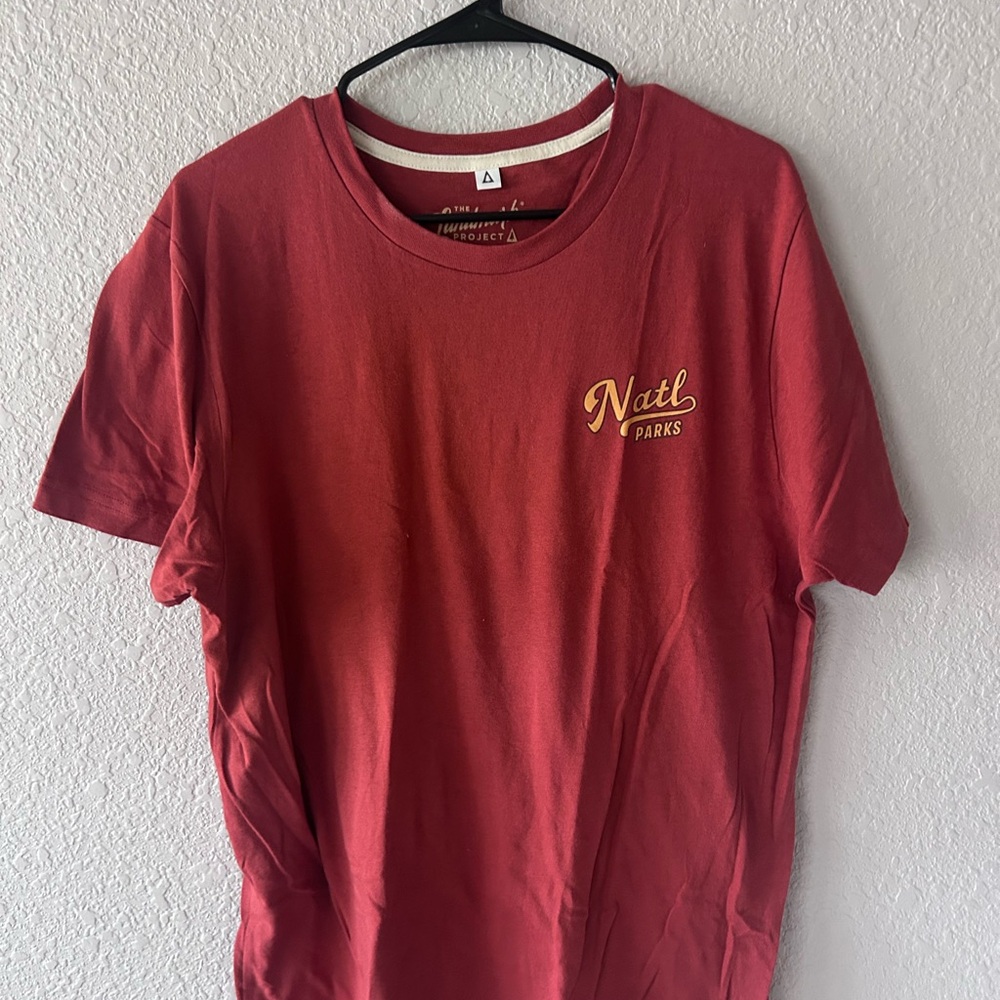 REI Red Short Sleeve National Parks Tee - Picture 4 of 7
